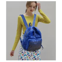 2025 New Super Cool Rivets Soft PU Fashion Backpacks Solid Zipper Large Capacity High Quality Designer Style Backpacks for Women