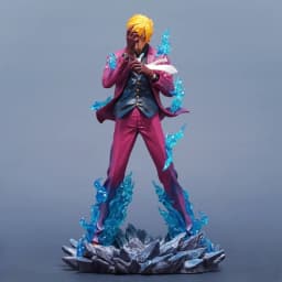25cm/9.84in Anime ONE PIECE Figure Sanji Action Figures Pvc Statue Desktop Ornamen Collection Model Toys Gifts