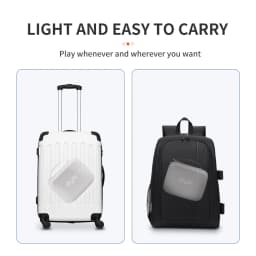 XFJI Storage Bag Protective Carrying Case PU Leather Handbag for DJI Mini 4K/Mini 2SE/Mini 2 Drone Controller Accessories
