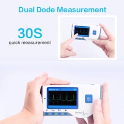 Portable Bluetooth ECG Monitor PC-80B ECG Monitor, Visible Electrocardiogram, USB Rechargeable Heart Rate Detector