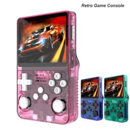 BOYHOM 256G/128G/64G R36S ARKOS 2.0 Retro Handheld Game Console 3.5'' IPS screen,Portable Pocket Game Player for  children gift