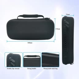 Suitable for PlayStation Portal package, including storage bag, split silicone protective cover, joystick cap, tempered film