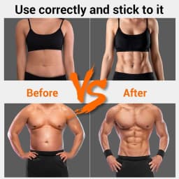 Muscle Toner Smart Abdominal Toning Belt EMS Muscle Stimulator Ab Trainer USB Charge Body Massager Weight Loss Fitness Equipment