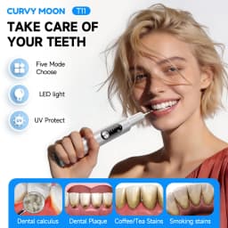 6600W Ultrasonic Electric Dental Scaler for Teeth Plaque Remover UV Disinfection Dental Tartar Calculus Tooth Cleaner