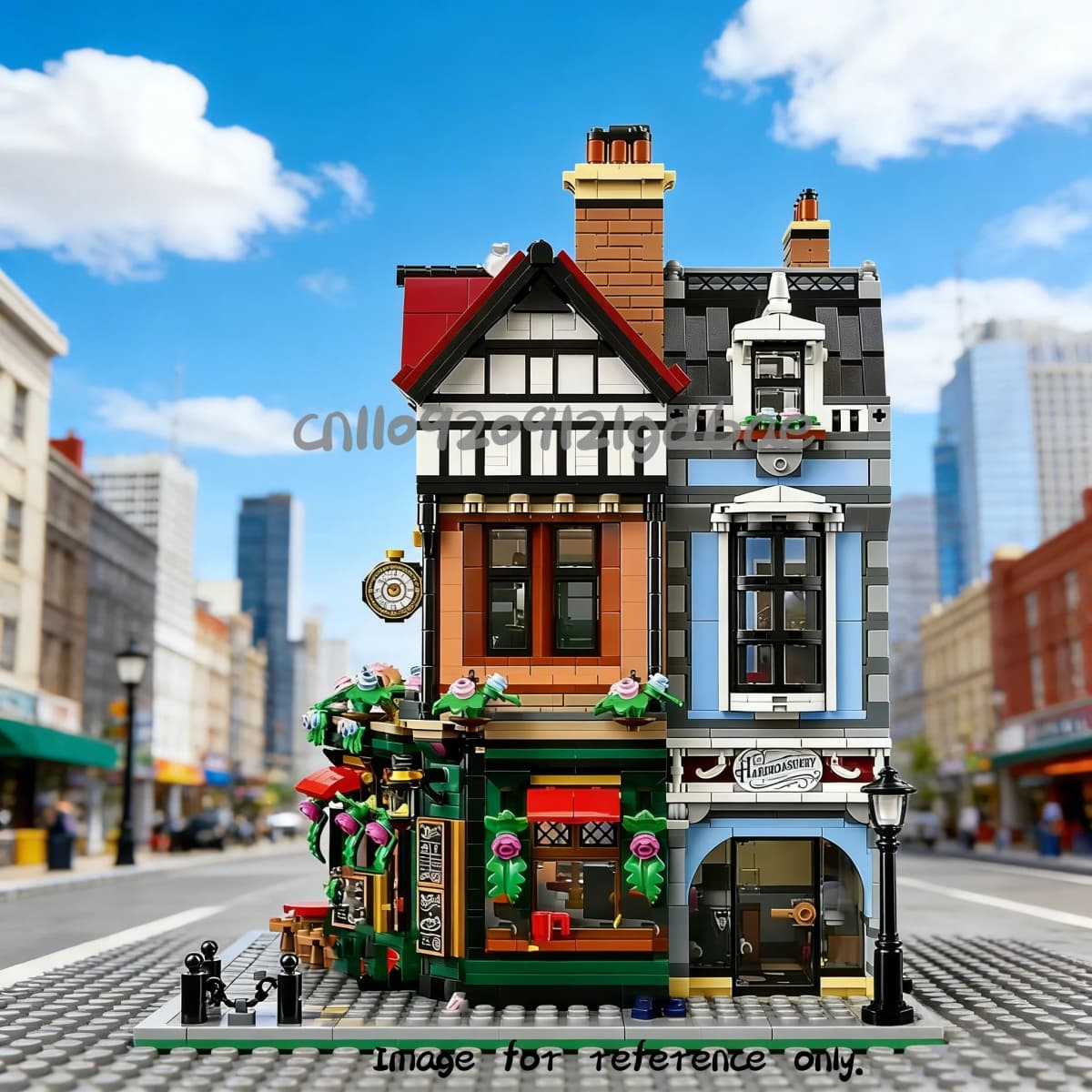 2026 new retro British street corner building blocks children's toys birthday gift architectural street view bricks