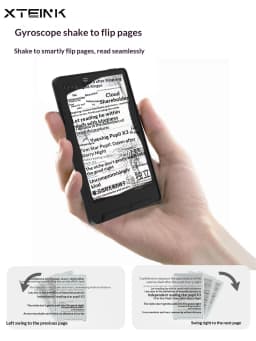 XTEINK X3 E Ink Reader 3.7 Inch Ultra Thin Portable E Book Reader 650mAh Long Battery 792x528 259 PPI Pocket Reader For Student