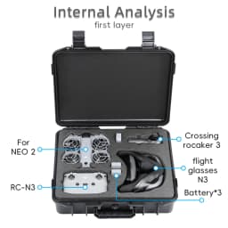 Explosion-proof Suitcase for NEO 2 Hard-shell Carry Case Waterproof Case Storage Box For DJI Neo 2 Drone Accessories