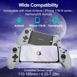 GameSir G8 Galileo Gamepad for Android iPhone 17/16 Phone Mobile Controller Hall Effect Sticks Analog Triggers Big Hands Design