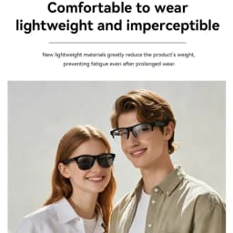 OnePlus AI Smart Glasses Music New Bluetooth Call Voice Assistant Touch Control Fashion Sunglasses Outdoor For Men Women