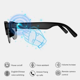 OnePlus AI Smart Glasses Music New Bluetooth Call Voice Assistant Touch Control Fashion Sunglasses Outdoor For Men Women