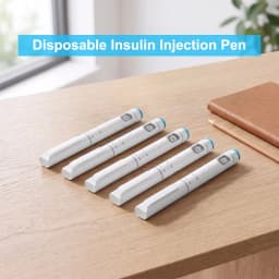 10pcs Disposable Pen Injector with 3ml Cartridges Set Portable Insulin Injection Pens Peptide Pen Dose Control Injection Pens
