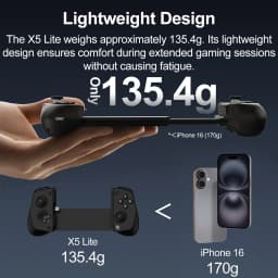 GameSir X5 Lite Mobile Gamepad Phone Game Controller for iPhone 16/15 iPad Mini Android Tablet Hall Effect Joysticks Design