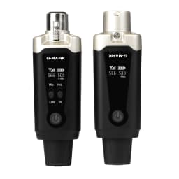 Wireless Microphone System G-MARK GX1.1 UHF XLR Adapter 16 Channels Audio Transmitter And Receiver For 48V Phantom Power Condens