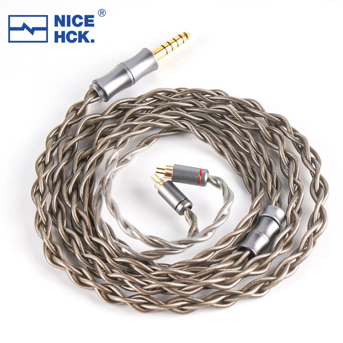 NICEHCK AshSky 6N Silver Plated 7N OCC+7N OCC Upgrad Cable Replaceable 0.78 2Pin/QDC for TANCHJIM MK4 Mystic 8 NX8 IEM