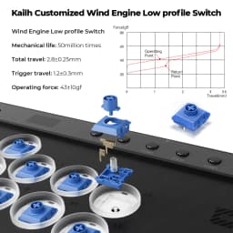 Haute42-COSMOX C16 Leverless Controller Magnetic Acrylic Easy To Change DIY Stickers Arcade Joystick Hitbox For Steam Ps4 Ps5