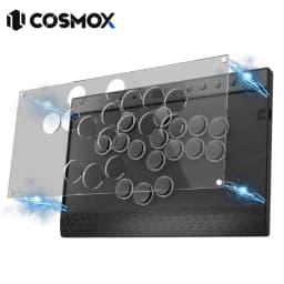 Haute42-COSMOX C16 Leverless Controller Magnetic Acrylic Easy To Change DIY Stickers Arcade Joystick Hitbox For Steam Ps4 Ps5