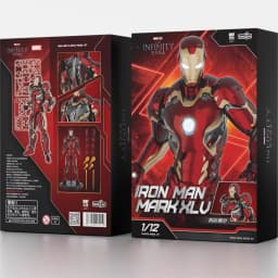 15.5CM Fondjoy Original MK45 Iron Man 1/12 Mark45 Avengers:Age of Ultron Vibranium Assembled Action Figure Collect Toy Gift