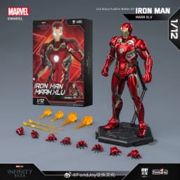 15.5CM Fondjoy Original MK45 Iron Man 1/12 Mark45 Avengers:Age of Ultron Vibranium Assembled Action Figure Collect Toy Gift