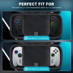 Large Capacity Carrying Case for ASUS ROG XBOX ALLY X 2025 Handheld Hard EVA Travel Storage Bag for ROG Xbox Ally X Accessories