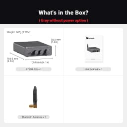 Fosi Audio BT20A Pro TPA3255 Bluetooth Sound Power Amplifier 300W X2 Mini HiFi Stereo Class D Amp Bass Treble For Home Theater