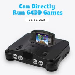 EVERGENESIS 64 Open Source N64 5000 in 1 Game Cartridge For Nintendo 64 Game Card free 32G Card Compatibility Support 64DD Games