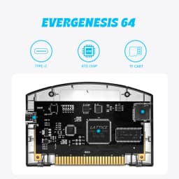 EVERGENESIS 64 Open Source N64 5000 in 1 Game Cartridge For Nintendo 64 Game Card free 32G Card Compatibility Support 64DD Games