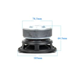AIYIMA 1Pcs 4 Inch Subwoofer Speaker Unit HIFI 4/8 Ohm 100W Woofer Sound Speaker Home Theater Deep Bass Loudspeaeker