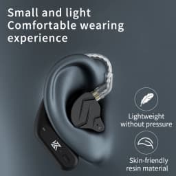 KZ AZ09 Wireless Upgrade Cable HD Bluetooth 5.4 Wire Ear Hook HIFI Headset Cable With Charging Case For KZ CCA Earphones