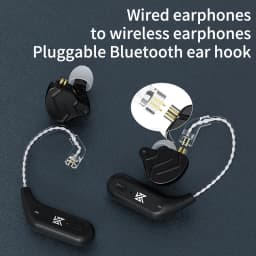 KZ AZ09 Wireless Upgrade Cable HD Bluetooth 5.4 Wire Ear Hook HIFI Headset Cable With Charging Case For KZ CCA Earphones