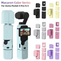 Case for DJI OSMO Pocket 4 Pro 4 3 Silicone Protective Cover Anti-Scratch Lens Cap Protector for Pocket4 Case Shell Accessories