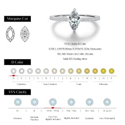MODIAN 0.5Ct Rhombus Moissanite Ring 925 Sterling Silver Sparkling Lab Created Diamond Wedding Rings For Women Bridal Jewelry