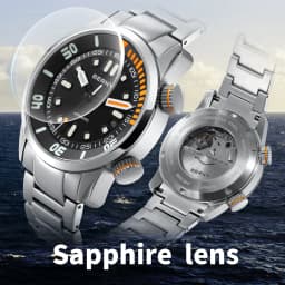 BERNY Automatic Dive Watch for Men Super Luminous 20ATM Diver Wristwatch Original Top Sapphire Swim Sport Mechanical Male Watch