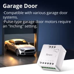 SONOFF MINI-D Dry Contact WiFi Smart Switch ESP32 Chip Matter Compatible AC/DC Input 1-10PCS Set Smart Scene via EWeLink Alexa