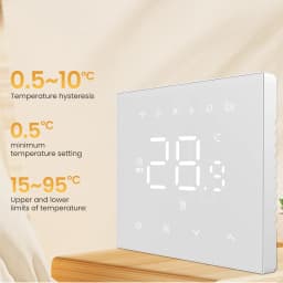 AVATTO Tuya WiFi Smart Thermostat Underfloor Heating System for Gas Boiler Electric Heating Work with Alexa Google Home