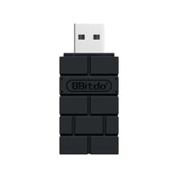 8BitDo USB Wireless Bluetooth Adapter 2 Receiver for Nintendo Switch 1, 2 PS1 Raspberry Pi Mini PS4 Controller for PS5 Handle