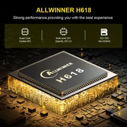 Transpeed Android 12 TV Box Allwinner H618 Dual Wifi 32G64G Quad Core Cortex A53 Support 8K 4K BT Voice Media Player Set Top Box