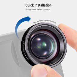 NEEWER Macro Lens Compatible with DJI Osmo Action 5 Pro/4 Action Camera, 2X Magnification, Close Up Photography Accessory