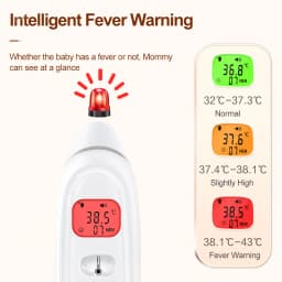 Cofoe Digital Infrared Fever Thermometer Medical Household Infant Adult Forehead Non-contact Body Temperature Ear Thermometer