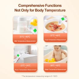 Cofoe Digital Infrared Fever Thermometer Medical Household Infant Adult Forehead Non-contact Body Temperature Ear Thermometer
