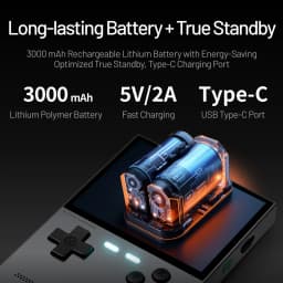 TRIMUI Brick Hammer Portable Handheld Game Player CNC Full Metal 3.2'' IPS Screen Retro Games Linux System Video Gaming Device