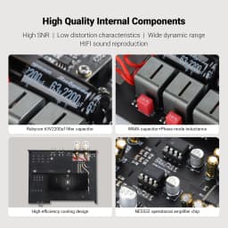 AIYIMA Upgraded A80 Power Amplifier TPA3255 DAC Bluetooth PFFB Stereo 300Wx2 Class D Digital Amp RCA TRS OPT COA USB Input