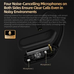 KZ AN01 Wireless Upgrade Ear Hook Cable ANC Noise Cancellation Bluetooth-compatible 5.4 C-Pin LDAC HD Audio Decoding Compatible