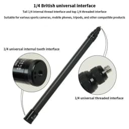 Carbon Fiber Selfie Stick Camera Extension Ultra Long Invisible Extension Stick Selfie Stick