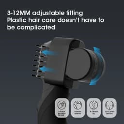 Electric Body Hair Trimmer for Men,Cordless Waterproof Razor Portable Pubic Hair Trimmer for Ball/Groin Pubic Sensitive Area