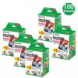 Fujifilm Instax Mini Film White 10 20 40 50 80 100 Sheets For FUJI Instant Photo Camera Mini 12 Mini 11 9 8 7s70 Link EVO Liplay