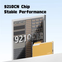 Hagibis M.2 SSD Enclosure 10Gbps USB 3.2 Gen 2 to NVMe PCI-E External Folder M.2 SSD Case for Laptops 2230/2242 /2260/2280 SSDs