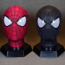 Handmade Spider-Man 2 Movie Accuracy Garfield Version Cosplay Mask Peter Parker Handicraft Collectible Item For Gift