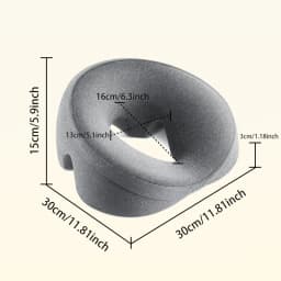 Ergonomics Lying Down Pillow Memory Foam Breathable Head Support Pillow Snap Body Massage Face Rest Pillow for Beauty Salon