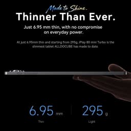 ALLDOCUBE iPlay 80 mini Turbo Tablet 8.8'' 2.5K 120Hz Dimensity 7400 16GB RAM 128GB ROM Android 16 6500mAh 4G LTE Tablet