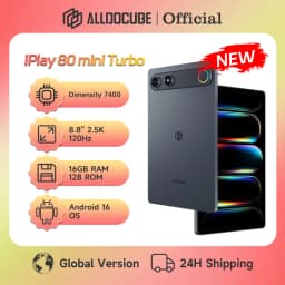 ALLDOCUBE iPlay 80 mini Turbo Tablet 8.8'' 2.5K 120Hz Dimensity 7400 16GB RAM 128GB ROM Android 16 6500mAh 4G LTE Tablet